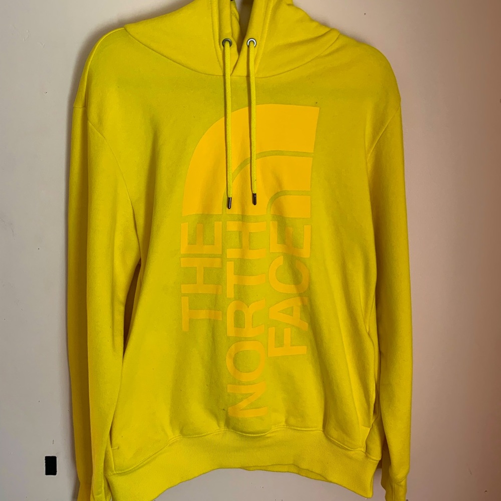 The North Face lemon pullover hoodie